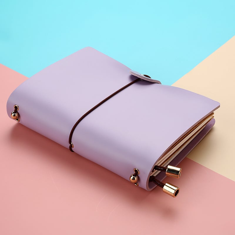 Jurnal din piele cu foi detașabile, Dowling hârtie, 100 pagini, 100gsm, stil creativ