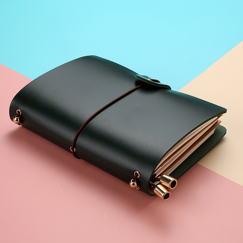 Jurnal din piele cu foi detașabile, Dowling hârtie, 100 pagini, 100gsm, stil creativ