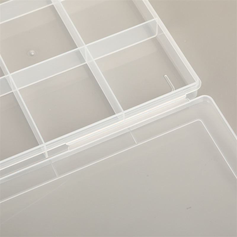 Πλαστικό κουτί αποθήκευσης με 15 θήκες και καπάκι, για μικρά αντικείμενα και αξεσουάρ κοσμημάτων