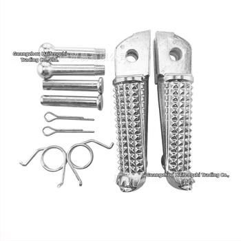 MT09 predné a zadné pedále – kovové, elektroplátovaný povrch