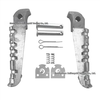 MT09 predné a zadné pedále – kovové, elektroplátovaný povrch