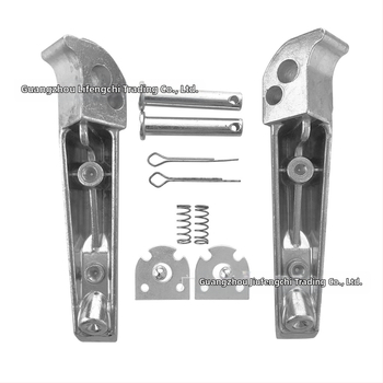 MT09 predné a zadné pedále – kovové, elektroplátovaný povrch