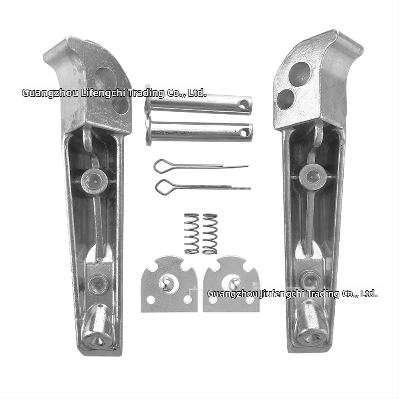 MT09 predné a zadné pedále – kovové, elektroplátovaný povrch