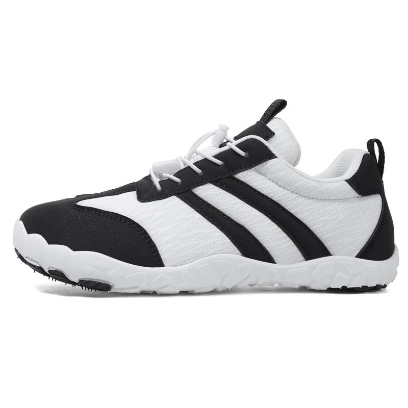 Petprstne kemping cipele za unisex – protuklizne, vodootporne, niski vrh, gornji dio jacquard + prava koža, potplat Rubber-EVA