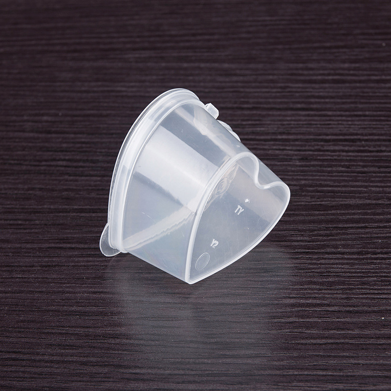 Posuda za umake u obliku srca, jednokratna, PP plast, kapacitet ispod 100 ml, 500 komada u pakiranju