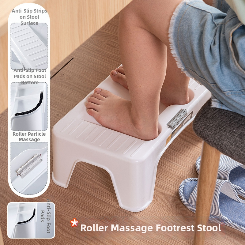 Lábtámasz Ottoman – Műanyag, Egyszerű stílus, Ergonomikus kialakítás, Többfunkciós