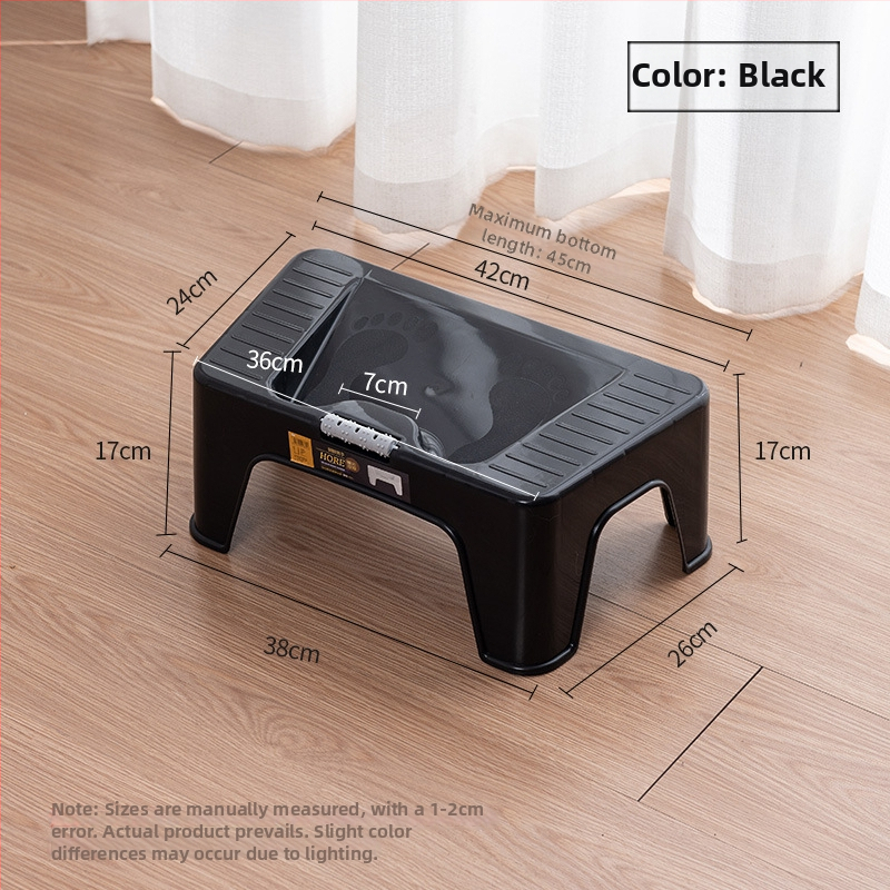 Lábtámasz Ottoman – Műanyag, Egyszerű stílus, Ergonomikus kialakítás, Többfunkciós