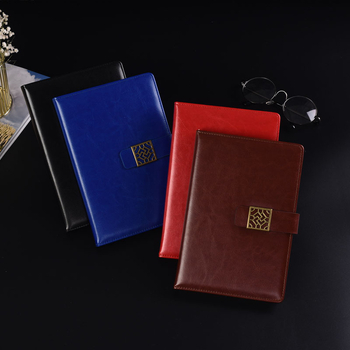 Bilježnica s PU imitacijom kože, mogućnost tiskanja logotipa, ljepilo povez, Forest papir 80 g, aluminijska legura hardvera