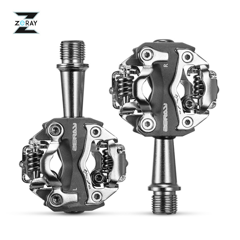 RockBros ZP-108S pedale cu închidere automată pentru biciclete de munte și șosea, corp din oțel molibdenic