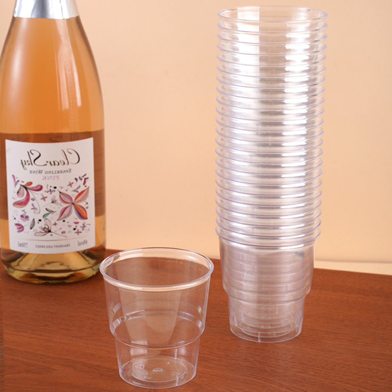 Liye cupă PS de unică folosință – rotundă, transparentă, 101–200 ml, imprimare logo posibilă, pentru ceai cu lapte