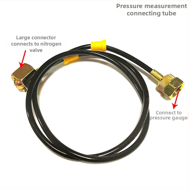 Set dusíkového tlakového manometra pre hydraulický rozbíjač Ronghua, kompatibilný s kladivami 68/100/135, Model General, Typ Iný, Rozsah merania 1, Presnosť 1