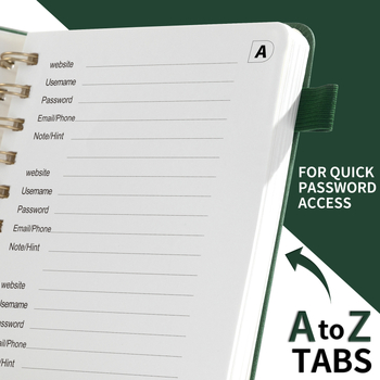 Amari bilježnica s umjetnom kožom, veza s listovima koji se mogu odvijati, Dowling papir 80 g/m², 300–400 stranica.