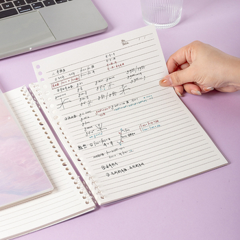 Caiet cu copertă în model dragon, legare binder, hârtie pulp de iarbă, 75 g/m², 50–100 pagini