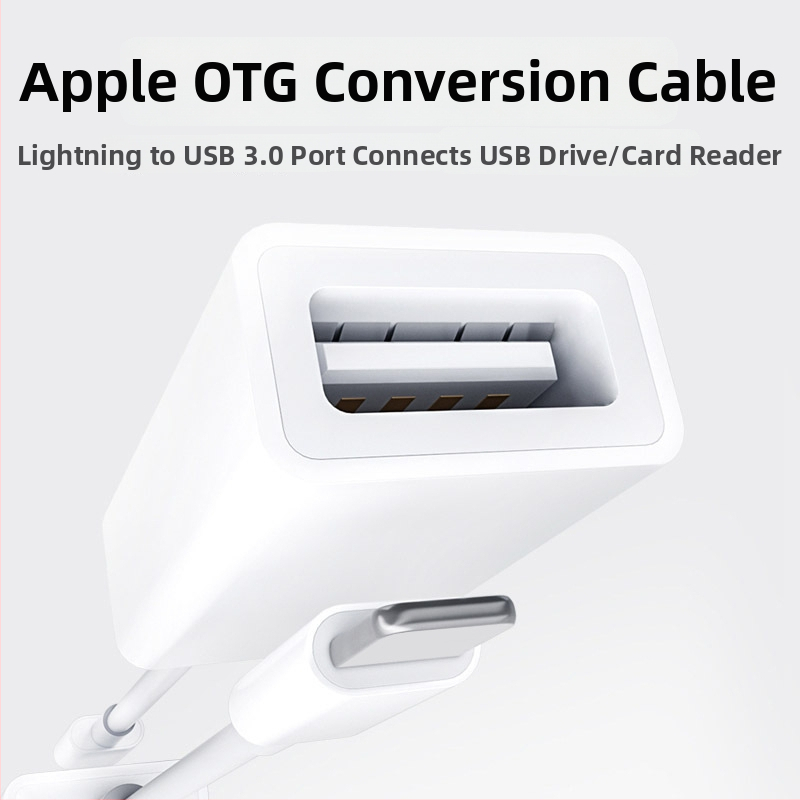 OTG adaptér Lightning na USB 3.0 pre Apple zariadenia, USB flash disk konektor