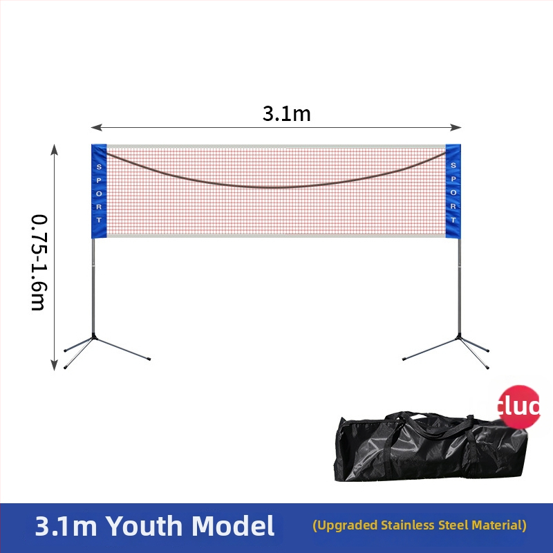 Prenosný rám na sieť badmintonu – odnímateľný, na vnútorné použitie, možnosť prispôsobenia, značka Nili