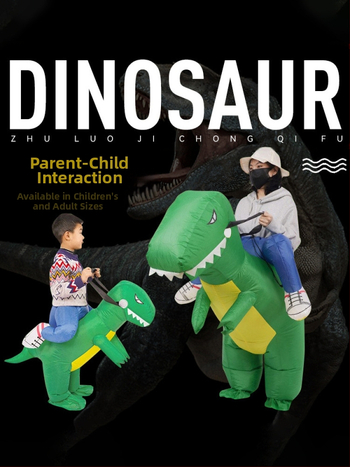 Reds Anime Naduhivni kostim dinosaura za djecu – unisex, PU koža, za uzrast do 17 godina, za anime RPG igre