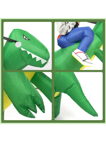 Reds Anime Naduhivni kostim dinosaura za djecu – unisex, PU koža, za uzrast do 17 godina, za anime RPG igre