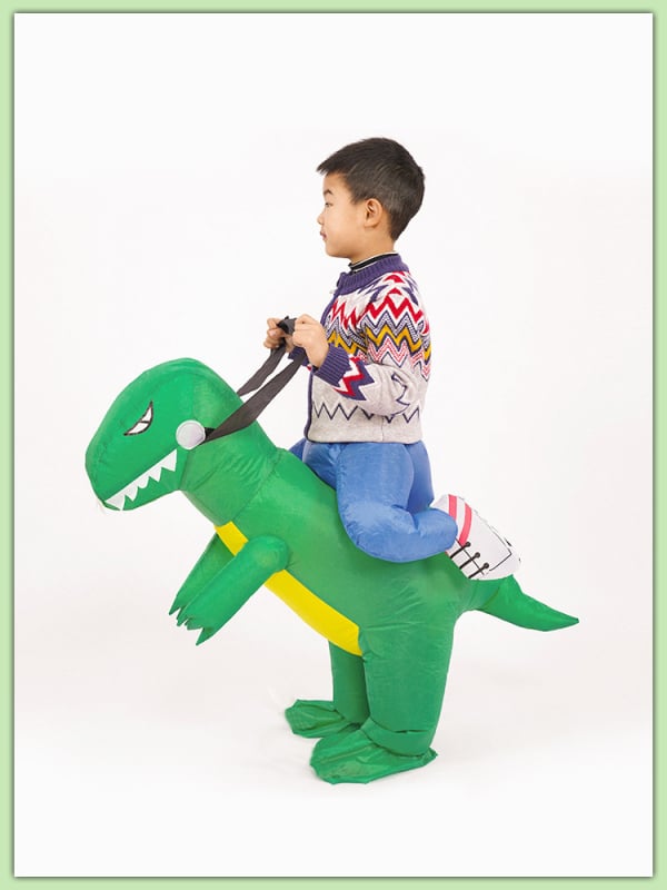 Reds Anime Naduhivni kostim dinosaura za djecu – unisex, PU koža, za uzrast do 17 godina, za anime RPG igre