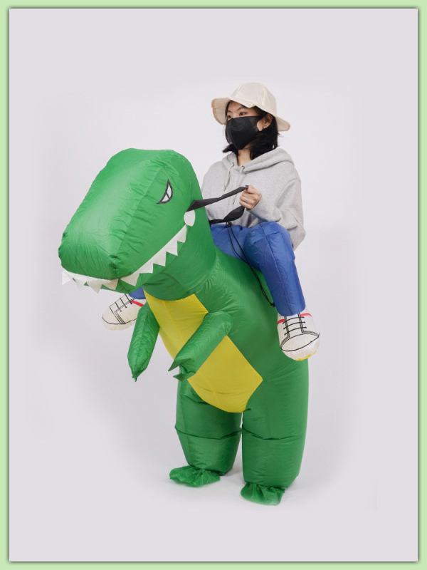 Reds Anime Naduhivni kostim dinosaura za djecu – unisex, PU koža, za uzrast do 17 godina, za anime RPG igre