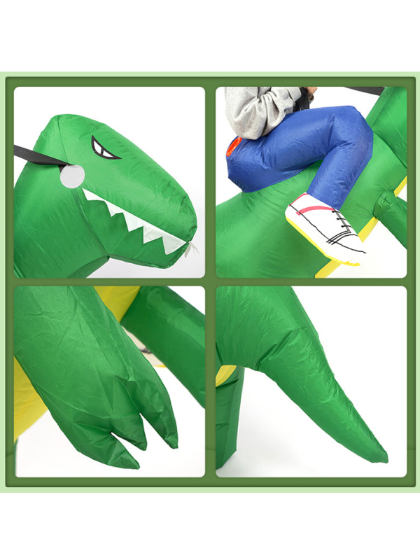 Reds Anime Naduhivni kostim dinosaura za djecu – unisex, PU koža, za uzrast do 17 godina, za anime RPG igre