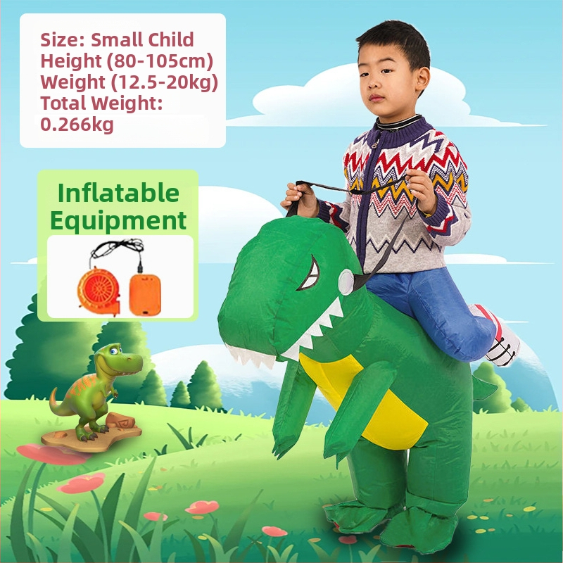 Reds Anime Naduhivni kostim dinosaura za djecu – unisex, PU koža, za uzrast do 17 godina, za anime RPG igre