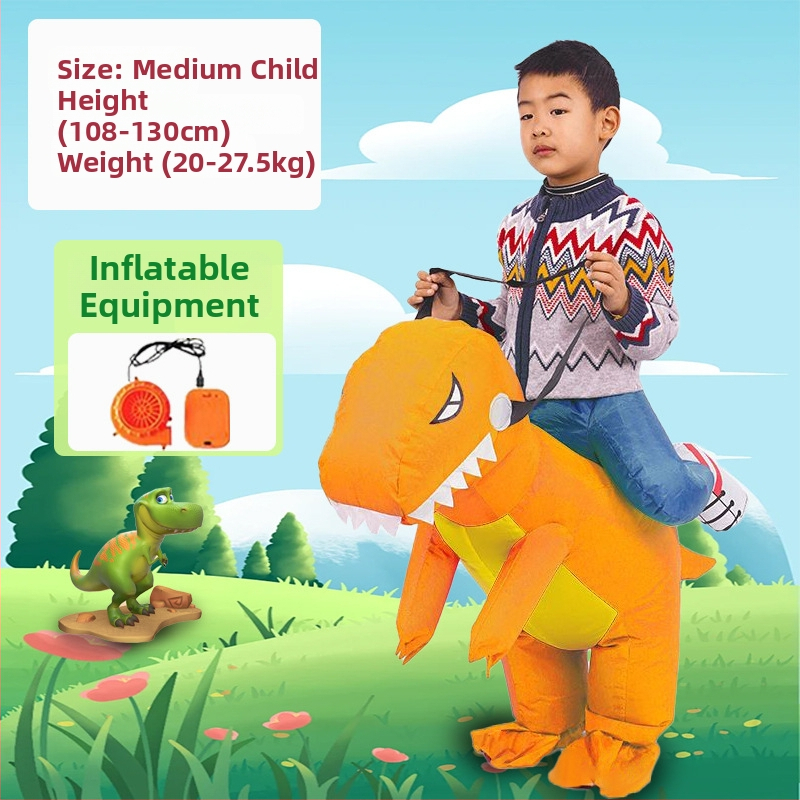 Reds Anime Naduhivni kostim dinosaura za djecu – unisex, PU koža, za uzrast do 17 godina, za anime RPG igre