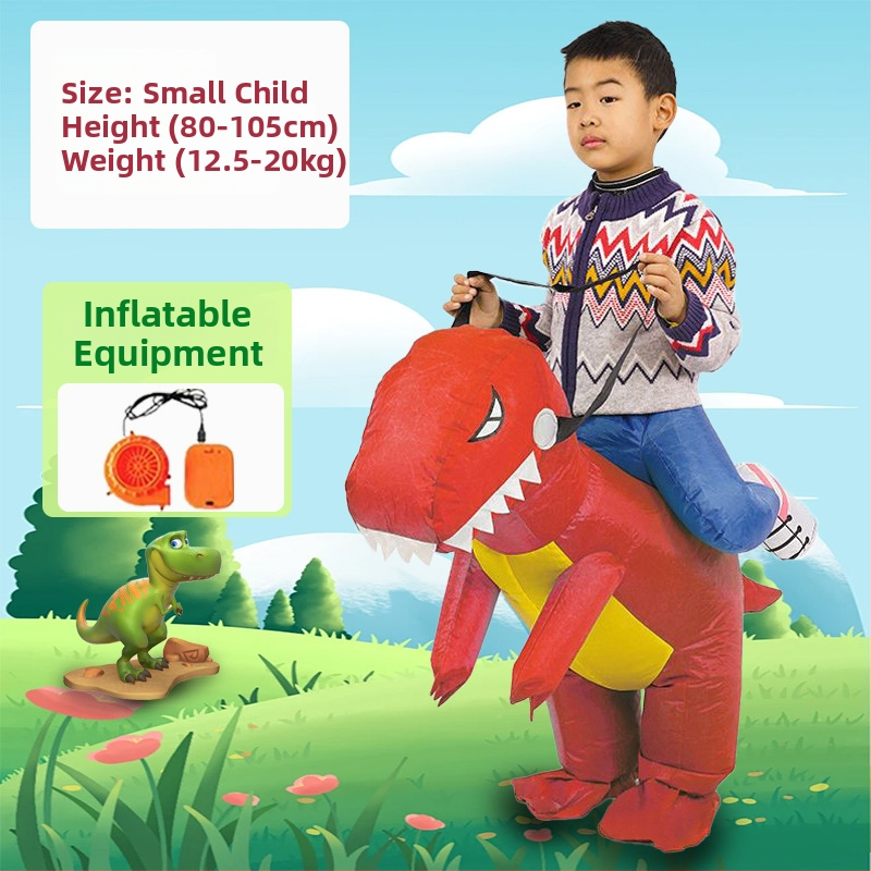 Reds Anime Naduhivni kostim dinosaura za djecu – unisex, PU koža, za uzrast do 17 godina, za anime RPG igre