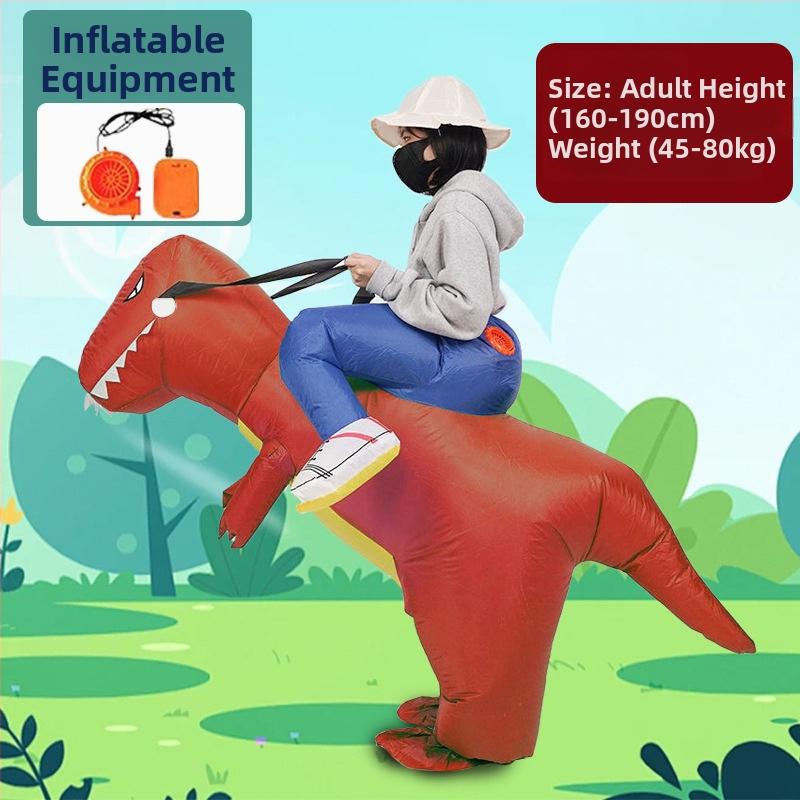 Reds Anime Naduhivni kostim dinosaura za djecu – unisex, PU koža, za uzrast do 17 godina, za anime RPG igre