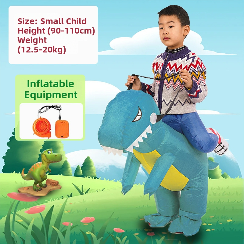 Reds Anime Naduhivni kostim dinosaura za djecu – unisex, PU koža, za uzrast do 17 godina, za anime RPG igre