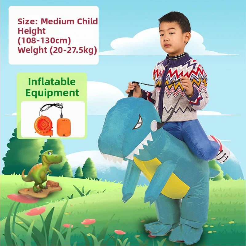 Reds Anime Naduhivni kostim dinosaura za djecu – unisex, PU koža, za uzrast do 17 godina, za anime RPG igre