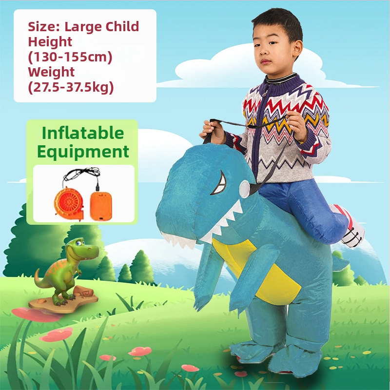 Reds Anime Naduhivni kostim dinosaura za djecu – unisex, PU koža, za uzrast do 17 godina, za anime RPG igre