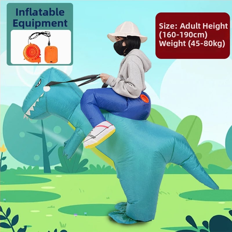 Reds Anime Naduhivni kostim dinosaura za djecu – unisex, PU koža, za uzrast do 17 godina, za anime RPG igre