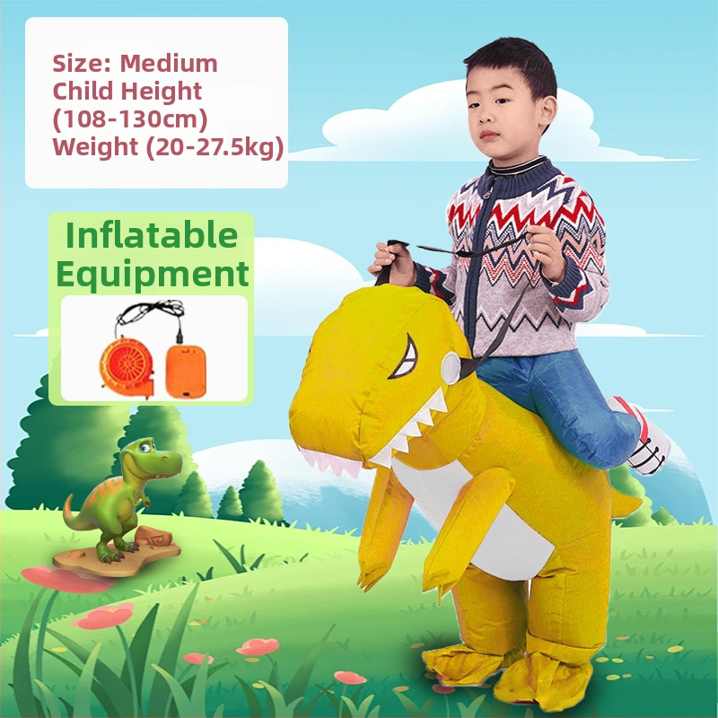 Reds Anime Naduhivni kostim dinosaura za djecu – unisex, PU koža, za uzrast do 17 godina, za anime RPG igre