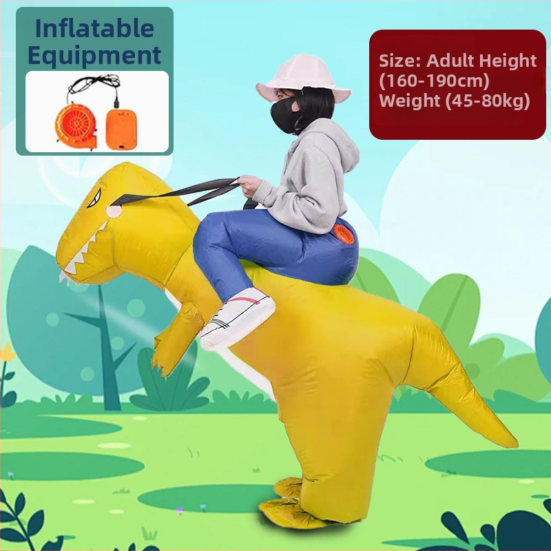 Reds Anime Naduhivni kostim dinosaura za djecu – unisex, PU koža, za uzrast do 17 godina, za anime RPG igre