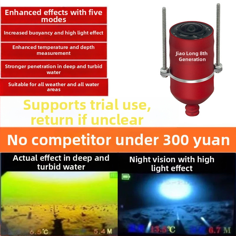 Podvodná kamera na vyhľadávanie rýb s HD obrazom, značka Anchor Fish Finder, DC 10–18V, hĺbka 0,6–73 m