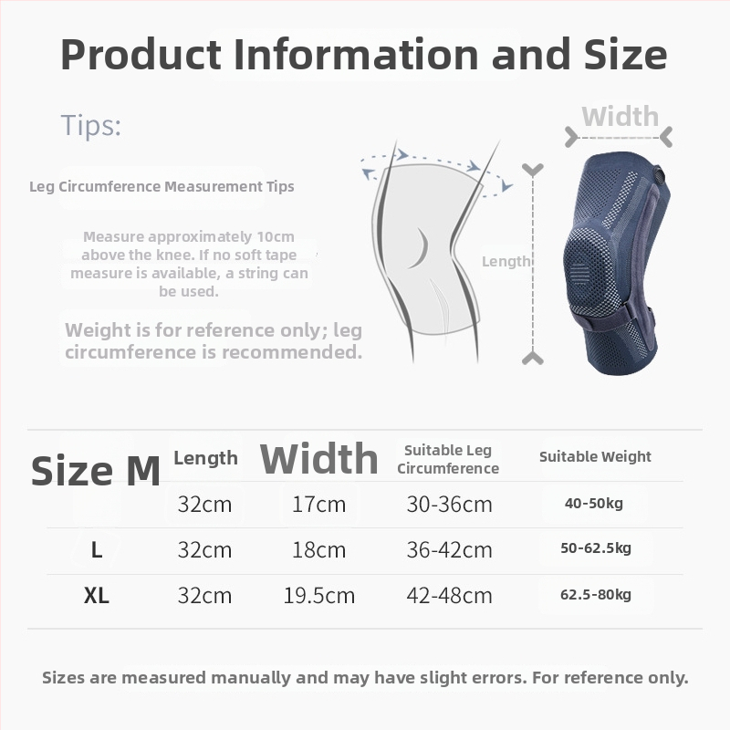 Aolikes térdvédők - Nylon térdvédő, 200 g, futáshoz, kerékpározáshoz, kosárlabdához és röplabdához