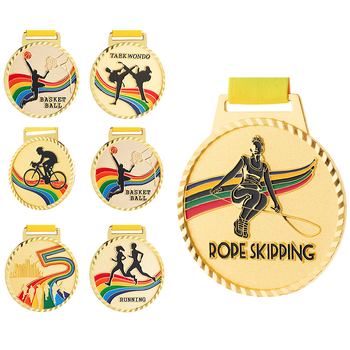 Medalii pentru evenimente sportive, personalizabile, aliaj de zinc, logo imprimat, greutate 30–70 g