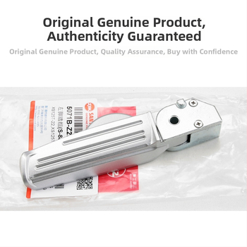 SHEX 125 zadné nožné opierky pre motocykel – hliníková zliatina, elektroplatovanie