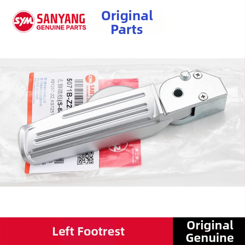 SHEX 125 zadné nožné opierky pre motocykel – hliníková zliatina, elektroplatovanie