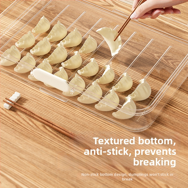 Kutija za skladištenje u hladnjaku za knedle i wontone – PET, Han zhibin, anti-zlepljivo, brzo smrzavanje