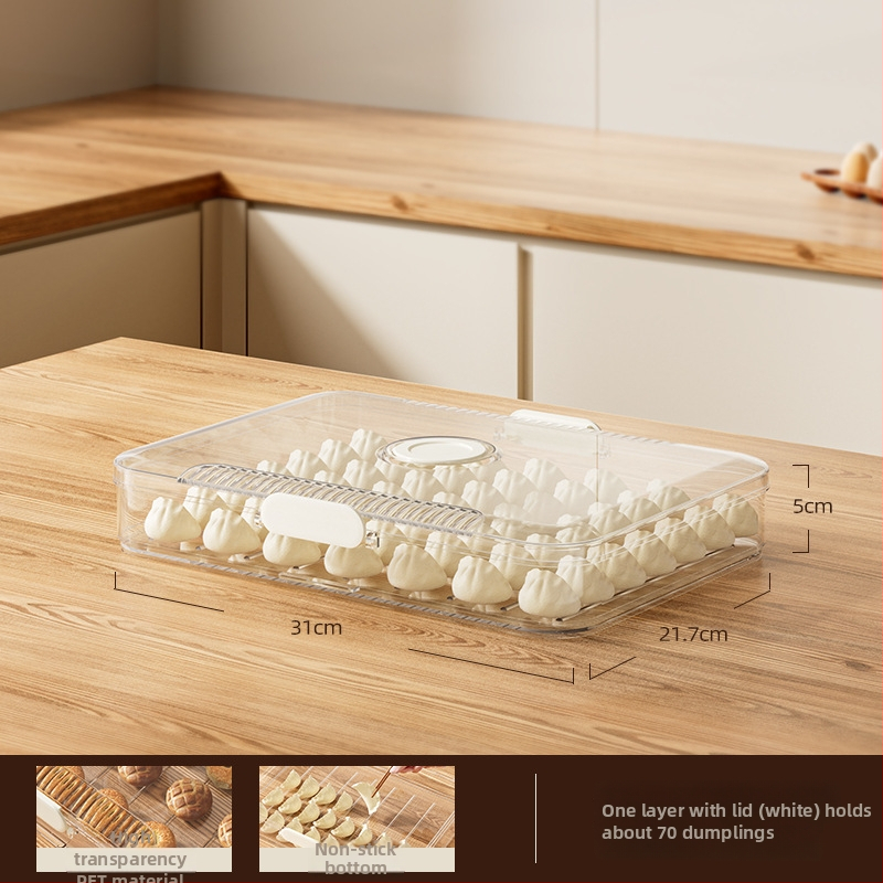 Kutija za skladištenje u hladnjaku za knedle i wontone – PET, Han zhibin, anti-zlepljivo, brzo smrzavanje