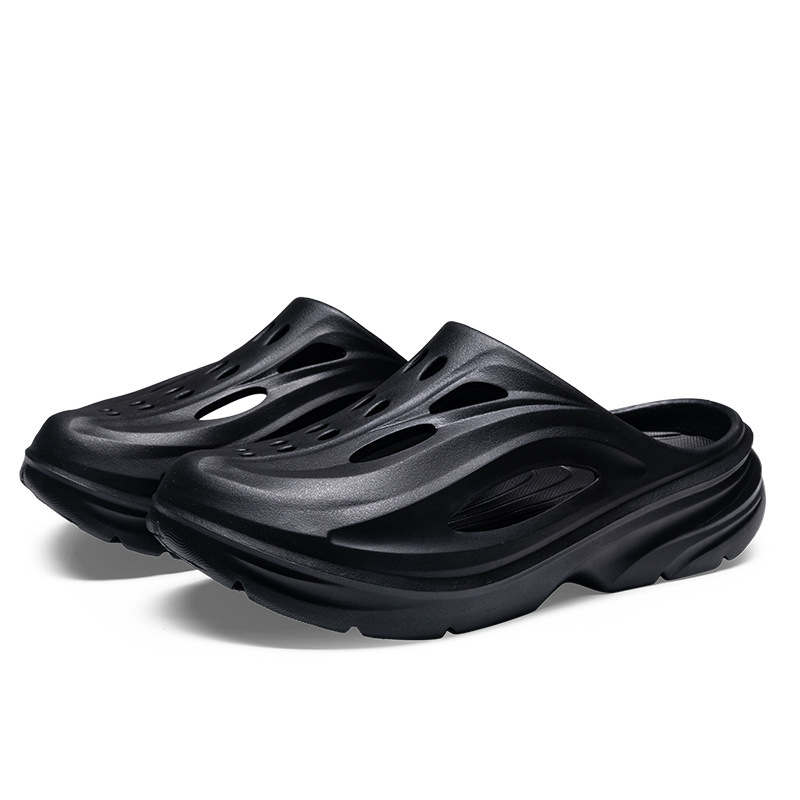 Sandale pentru bărbați din EVA, talpă groasă, respirante, anti miros și branț cu creștere înălțime