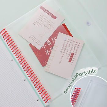 INRIK Xueba Veliki spiralni bilježnica za učenike s PP dijelovima, 240 stranica, 90 g glatkog papira, spiralno uvez