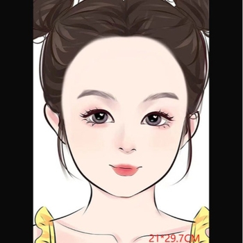 Tablă de pictură pentru fețe pentru copii – plastic, lavabilă, Kaibao Letter