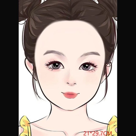 Tablă de pictură pentru fețe pentru copii – plastic, lavabilă, Kaibao Letter