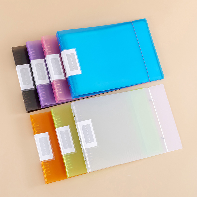 Jiyi A4-520R Dosar legător, din plastic, compatibil cu hârtie A4