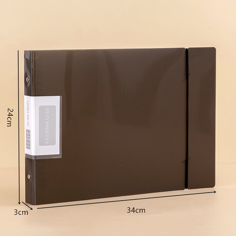 Jiyi A4-520R Dosar legător, din plastic, compatibil cu hârtie A4