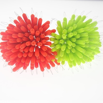 Plută de pescuit cu șapte stele - formă cilindrică ovoidă, design aerodinamic, plastic