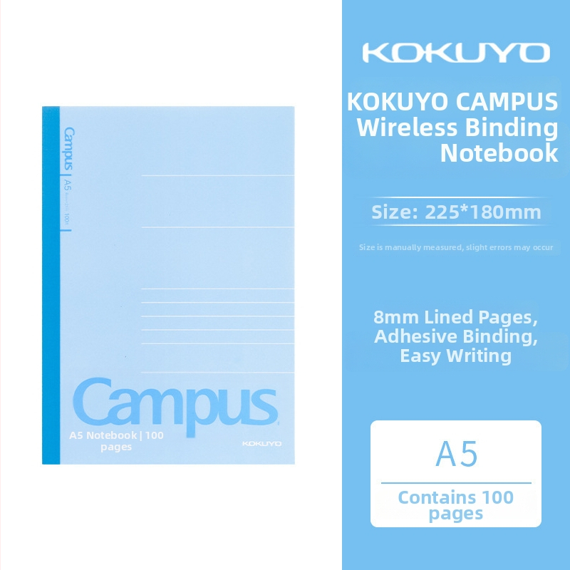 Kokuyo Campus bilježnica s bežičnim povezivanjem, horizontalne linije, do 50 stranica, papir 70 gsm, poslovni/uredski stil