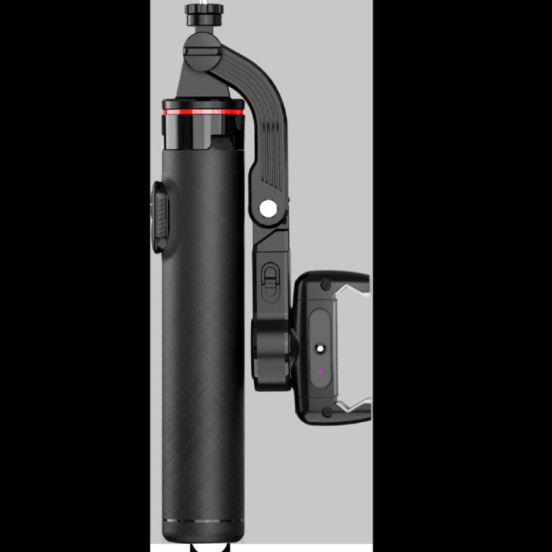 Usatisfy Stabilizator cameră cu urmărire facială AI 360° Bluetooth — Selfie stick portabil Pro, din plastic, telecomandă inclusă